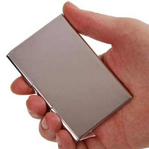 steel card holder for men